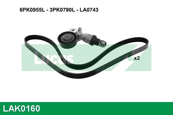 V-Ribbed Belt Set (LAK0160)