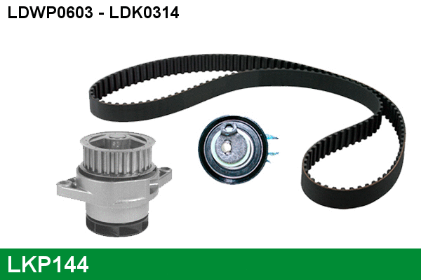 Water Pump & Timing Belt Kit (LKP144)