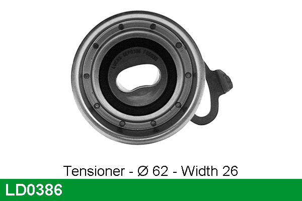 Tensioner Pulley, timing belt (LD0386)