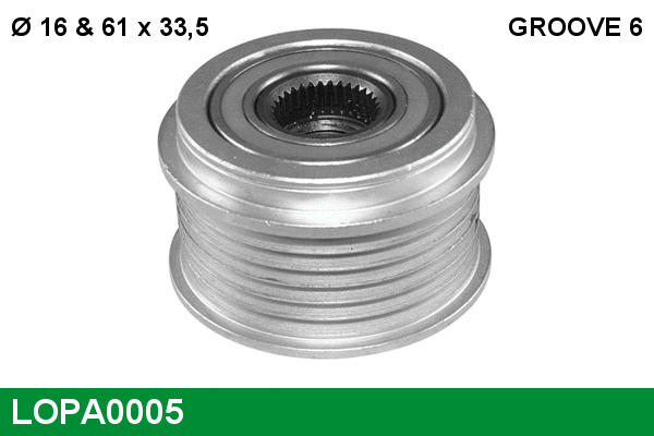Alternator Freewheel Clutch (LOPA0005)