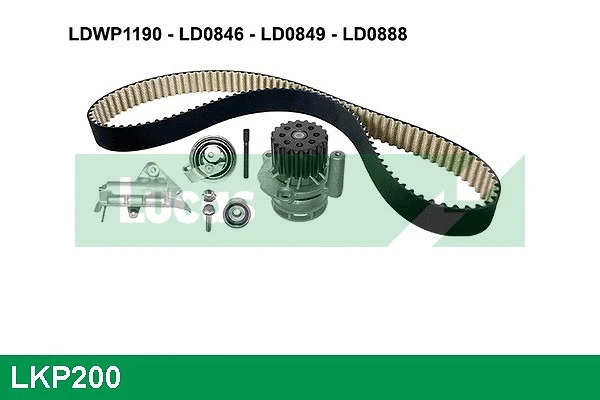 Water Pump & Timing Belt Kit (LKP200)