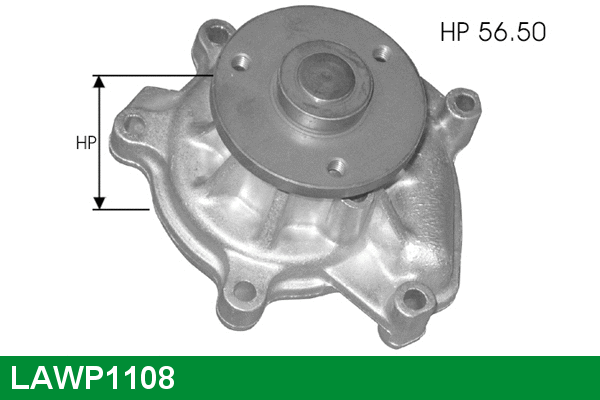 Water Pump, engine cooling (LAWP1108)