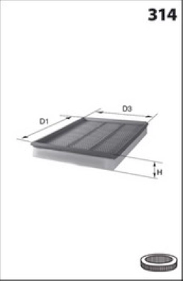 Air Filter (LFAF234)