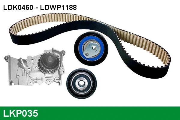 Water Pump & Timing Belt Kit (LKP035)