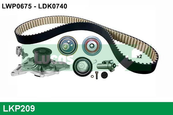 Water Pump & Timing Belt Kit (LKP209)
