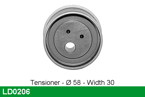 Tensioner Pulley, timing belt (LD0206)