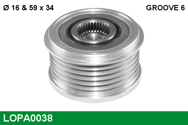 Alternator Freewheel Clutch (LOPA0038)