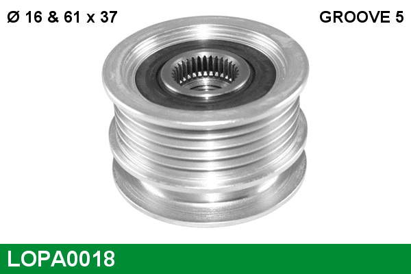 Alternator Freewheel Clutch (LOPA0018)