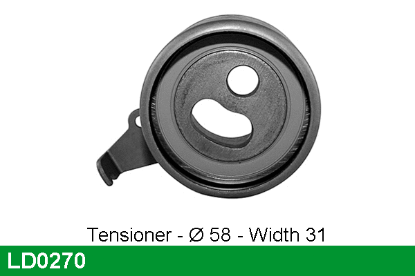 Tensioner Pulley, timing belt (LD0270)