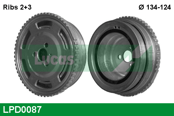Belt Pulley, crankshaft (LPD0087)