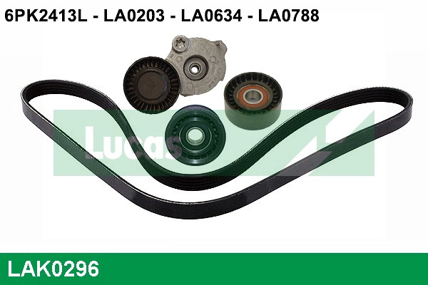 V-Ribbed Belt Set (LAK0296)