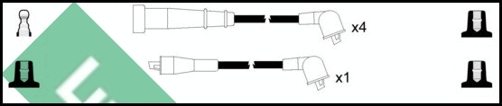 Ignition Cable Kit (LUC4375)