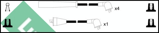 Ignition Cable Kit (LUC7066)