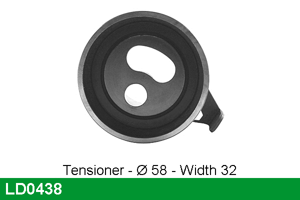 Tensioner Pulley, timing belt (LD0438)