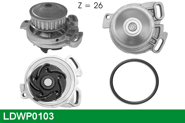 Water Pump, engine cooling (LDWP0103)