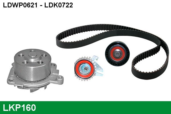 Water Pump & Timing Belt Kit (LKP160)