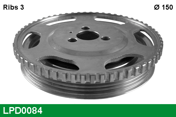 Belt Pulley, crankshaft (LPD0084)