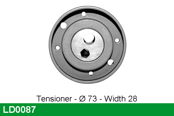 Tensioner Pulley, timing belt (LD0087)