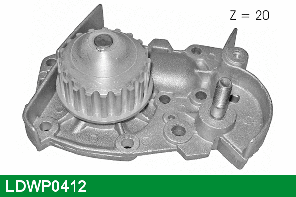 Water Pump, engine cooling (LDWP0412)