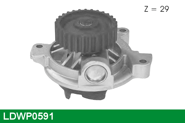 Water Pump, engine cooling (LDWP0591)