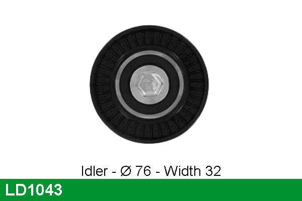 Tensioner Pulley, timing belt (LD1043)
