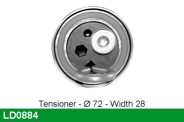 Tensioner Pulley, timing belt (LD0884)