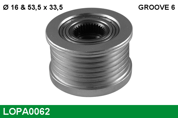 Alternator Freewheel Clutch (LOPA0062)