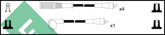 Ignition Cable Kit (LUC4408)