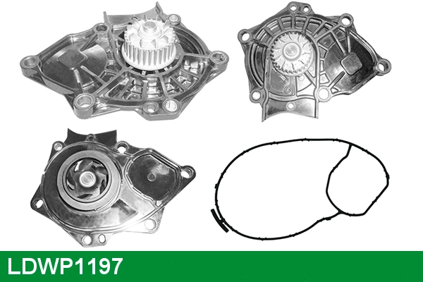 Water Pump, engine cooling (LDWP1197)