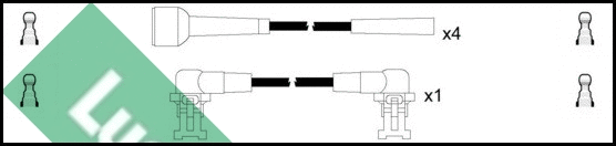 Ignition Cable Kit (LUC4236)