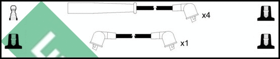 Ignition Cable Kit (LUC4297)