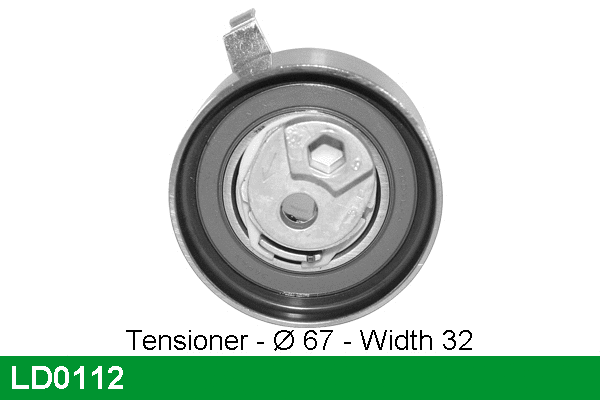 Tensioner Pulley, timing belt (LD0112)