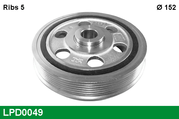 Belt Pulley, crankshaft (LPD0049)