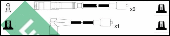 Ignition Cable Kit (LUC7115)