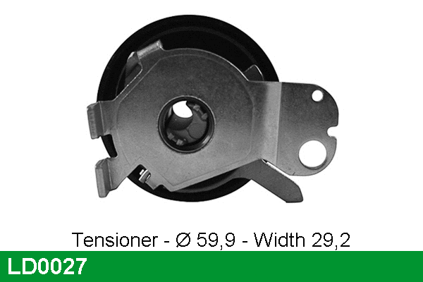 Tensioner Pulley, timing belt (LD0027)