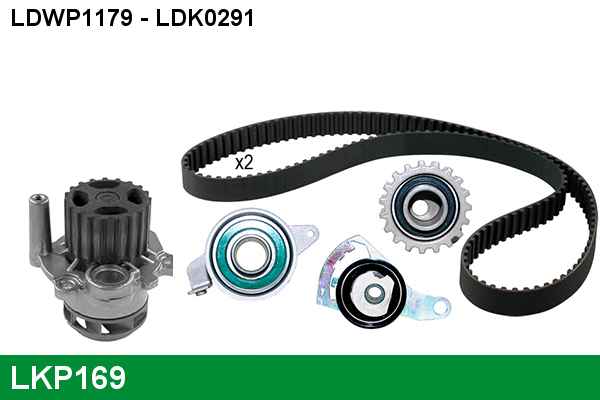Water Pump & Timing Belt Kit (LKP169)