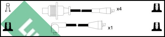 Ignition Cable Kit (LUC4222)