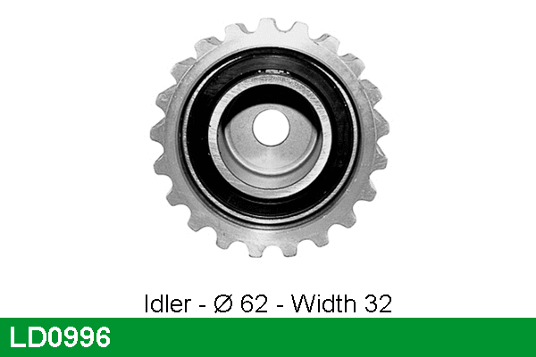 Tensioner Pulley, timing belt (LD0996)