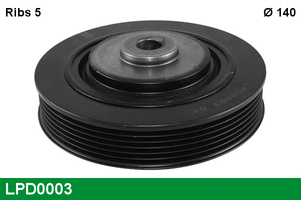 Belt Pulley, crankshaft (LPD0003)