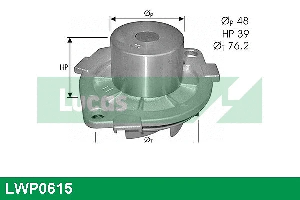 Water Pump, engine cooling (LWP0615)