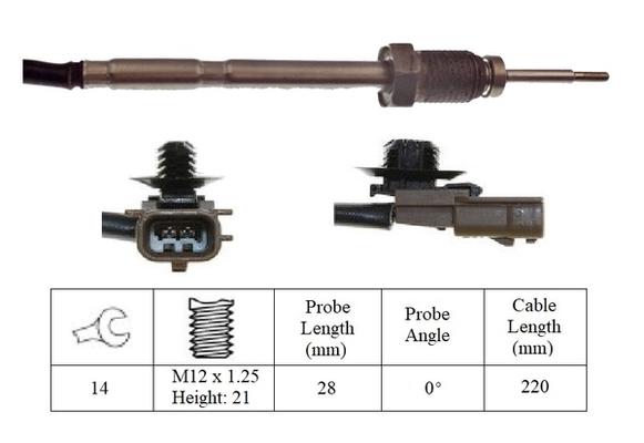 Sensor, exhaust gas temperature (LGS7002)