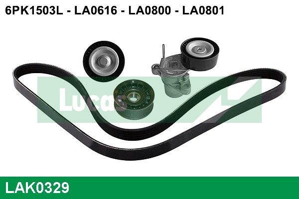 V-Ribbed Belt Set (LAK0329)