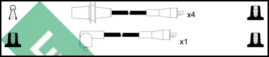 Ignition Cable Kit (LUC4129)