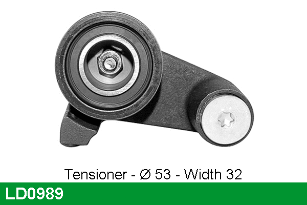 Tensioner Pulley, timing belt (LD0989)