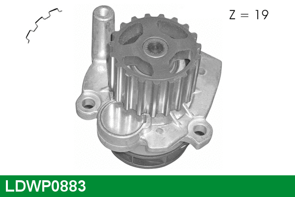 Water Pump, engine cooling (LDWP0883)