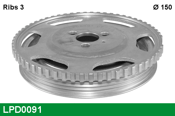 Belt Pulley, crankshaft (LPD0091)
