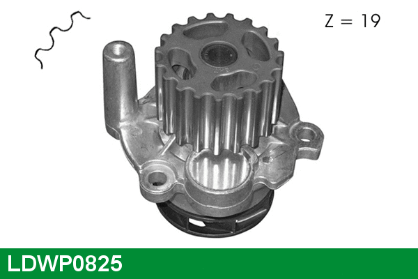 Water Pump, engine cooling (LDWP0825)