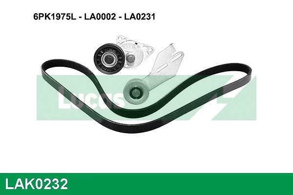 V-Ribbed Belt Set (LAK0232)