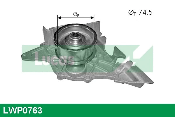 Water Pump, engine cooling (LWP0763)