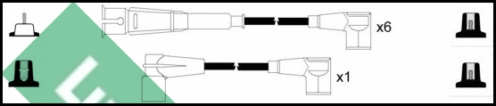 Ignition Cable Kit (LUC5208)